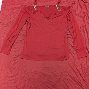 Extra Large Noracora Red Women's Top